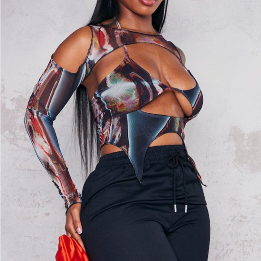 Multi Printed Mesh top